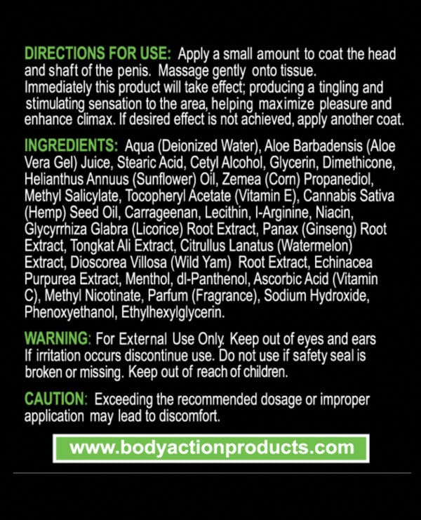HemPleasure for Men - .5 oz Bottle - Image 2