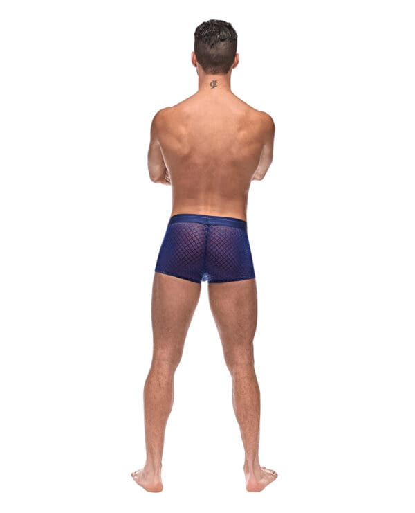 Diamond Mesh Mini Short Blue MD - Image 3