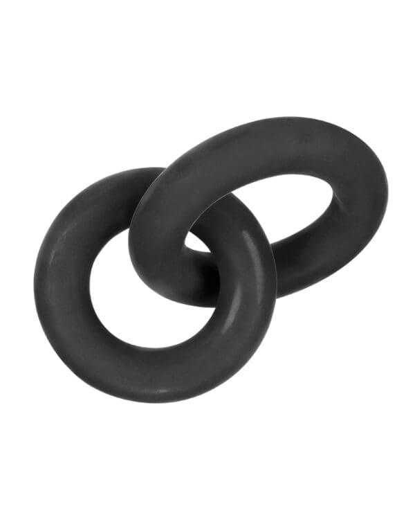 Hunky Junk Duo Linked Cock & Ball Rings - Tar - Image 3