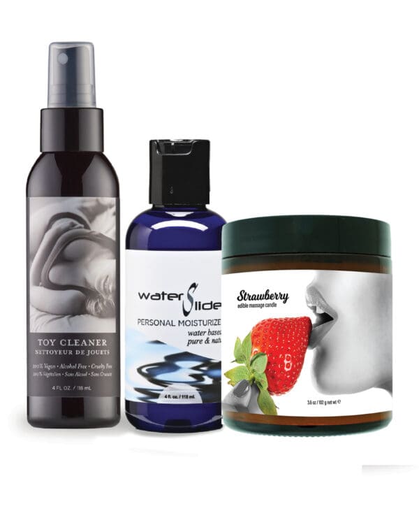 Earthly Body Play & Pleasure Gift Set - Asst. Strawberry - Image 2