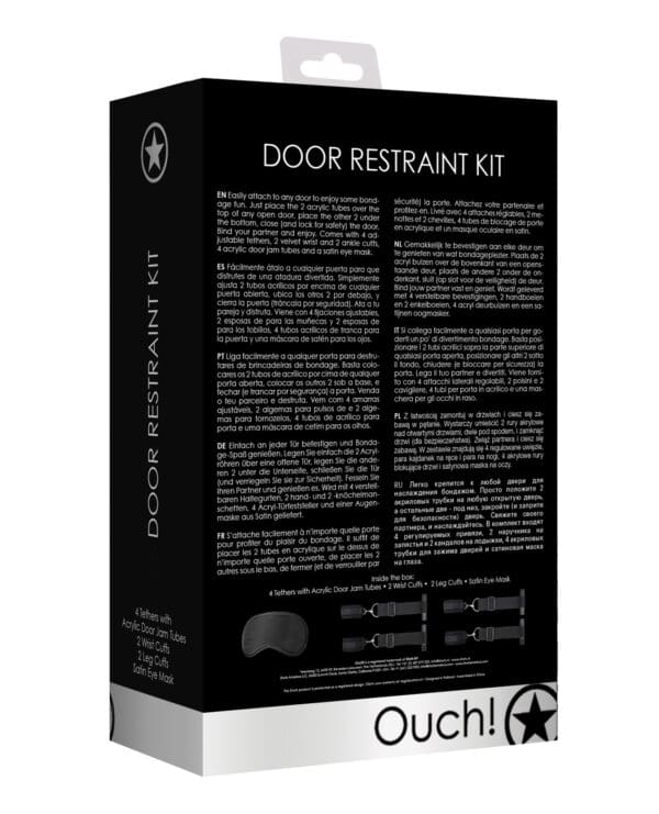 Shots Ouch Door Restraint Kit - Black - Image 2