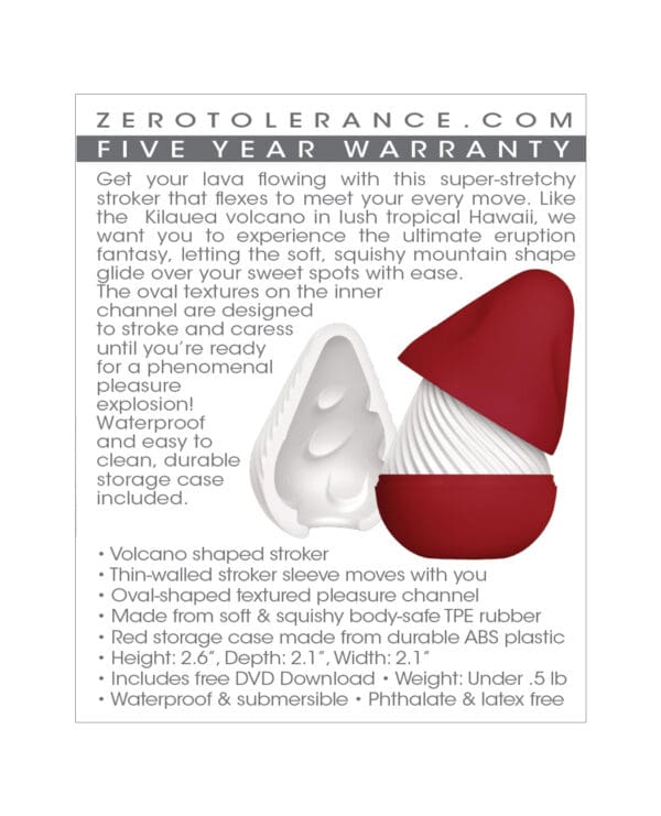 Zero Tolerance Kilauea Stroker - White - Image 2