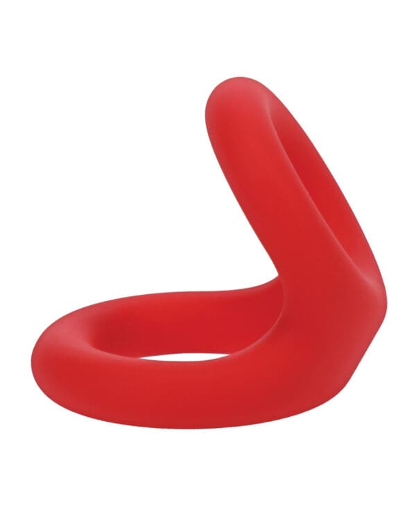 Tantus Uplift Silicone C Ring - Crimson - Image 2