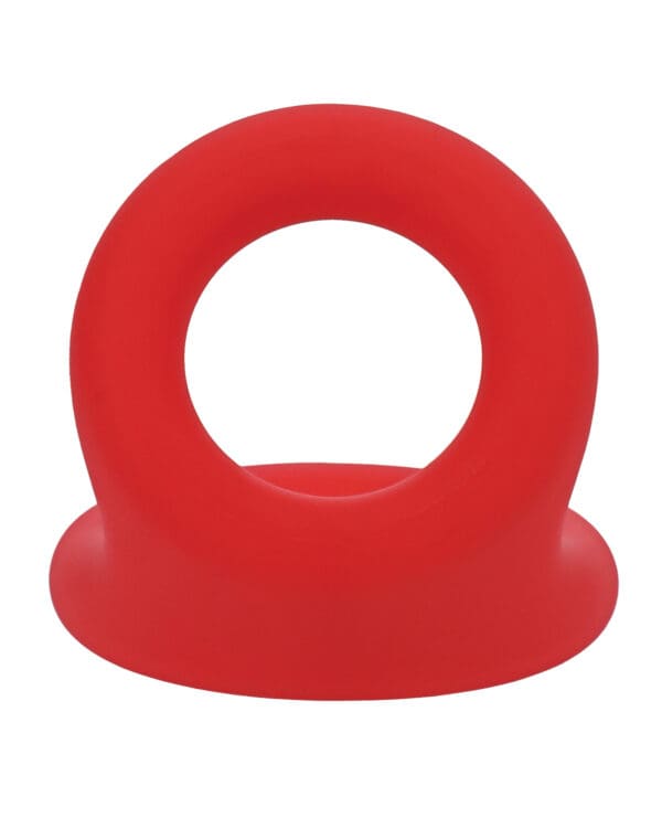 Tantus Uplift Silicone C Ring - Crimson - Image 3