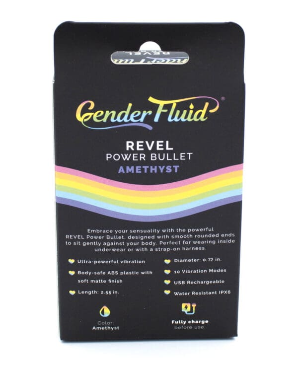 Gender Fluid Revel Power Bullet - Purple - Image 2