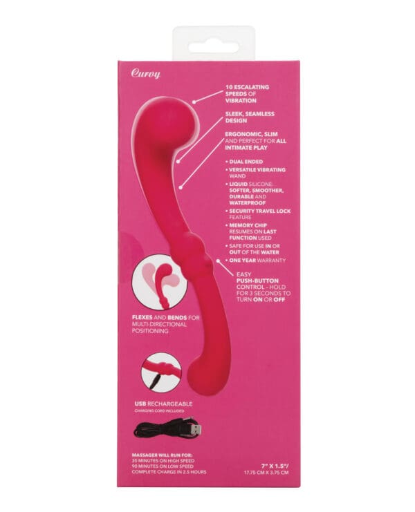Pretty Little Wands Curvy Massager - Pink - Image 2