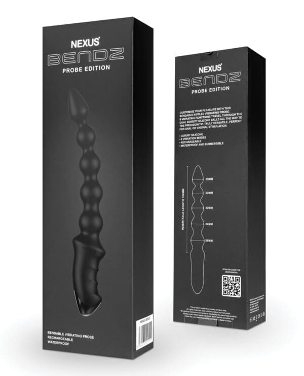 Nexus Bendz Bendable Vibrating Probe - Black - Image 5