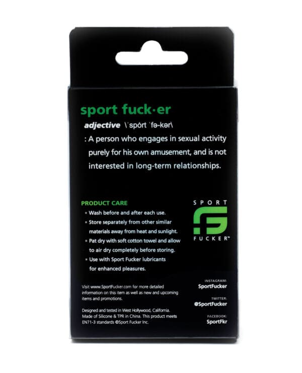 Sport Fucker Chubby Cockring - Army Green - Image 3