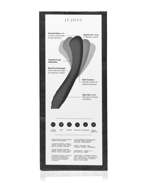 Je Joue Juno Flex G Spot Vibrator - Black - Image 5