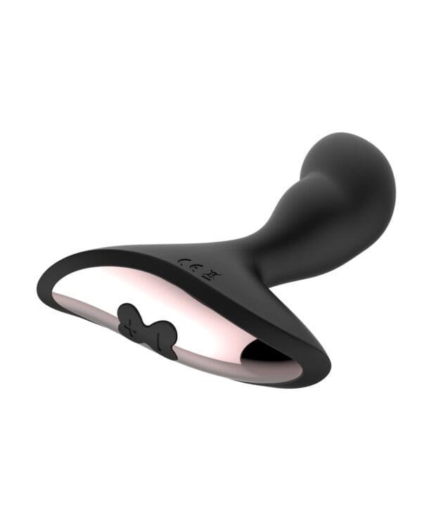 Gender Fluid Rumble Anal Vibe w/Remote - Black - Image 5