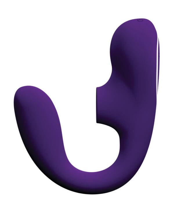 VeDO Suki Plus Rechargeable Dual Sensation Toy - Deep Purple - Image 3