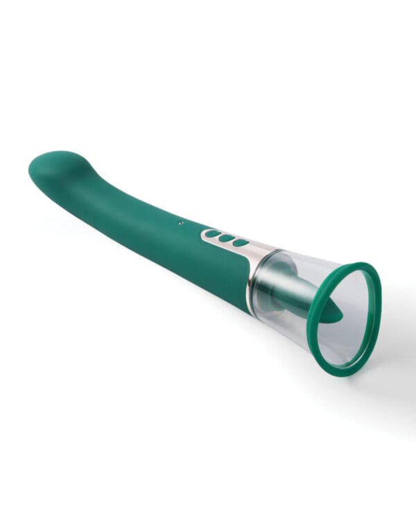 Succion Sucking G-Spot Vibrator - 3 Function Green - Image 3