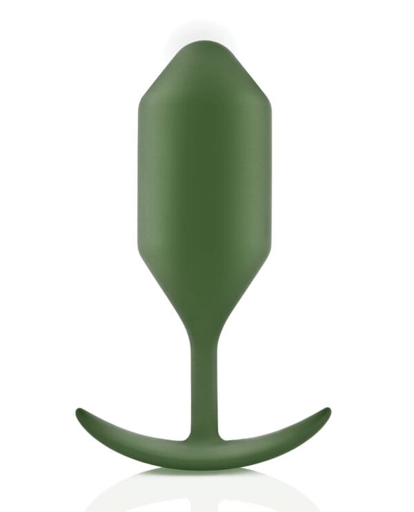 b-Vibe Weighted Snug Plug 4 - 256 g Army - Image 2