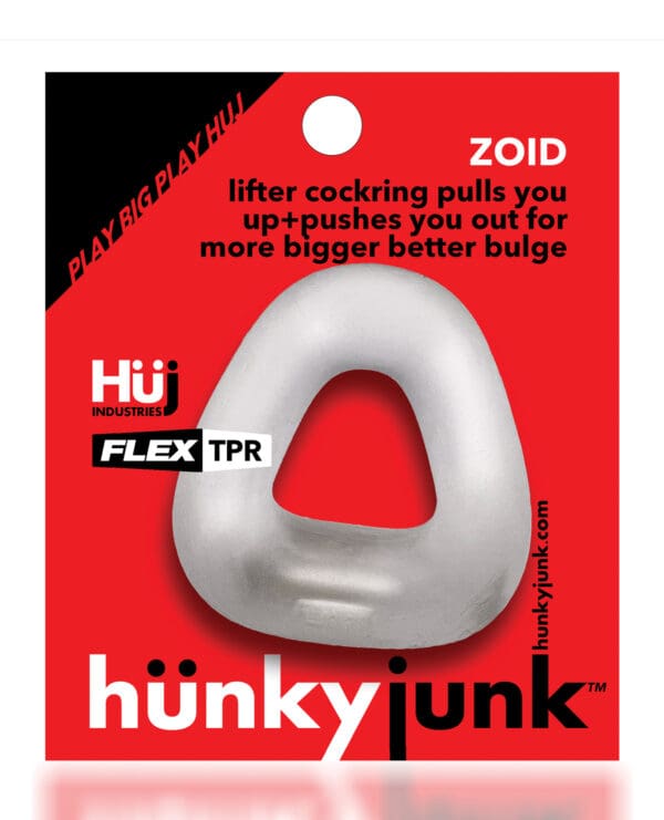Hunky Junk Zoid Lifter Cockring - Clear Ice - Image 3