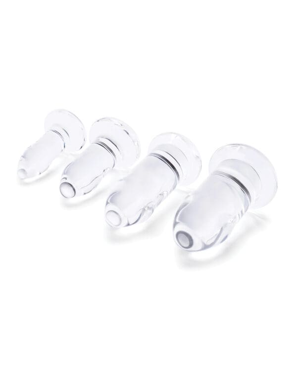 b-Vibe Glass Anal Dilator 4 pc Set - Image 3