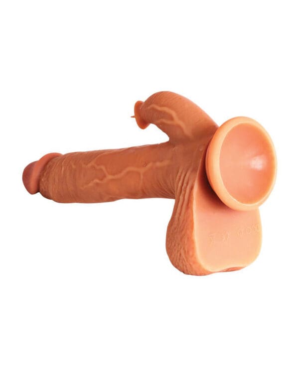 Justin 6.5" Silicone Thrusting Dildo Licker - Image 3