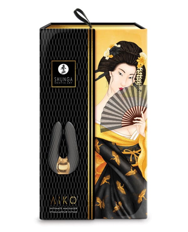 Shunga Aiko Intimate Massager - Black - Image 5