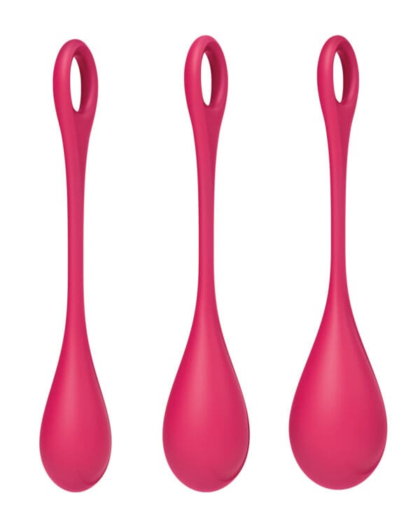 Satisfyer Yoni Power 1 Balls Training Set - Red - Image 3