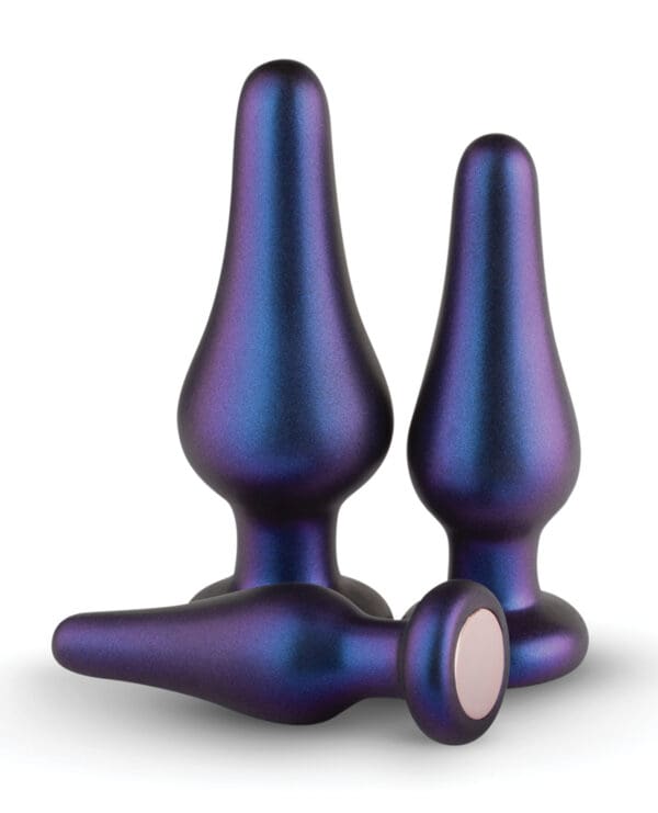 Hueman Comets Butt Plug Set of 3 - Purple - Image 3