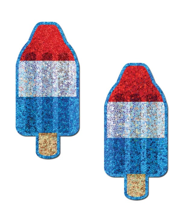 Pastease Premium Bomb Pop - Red/White/Blue O/S - Image 2