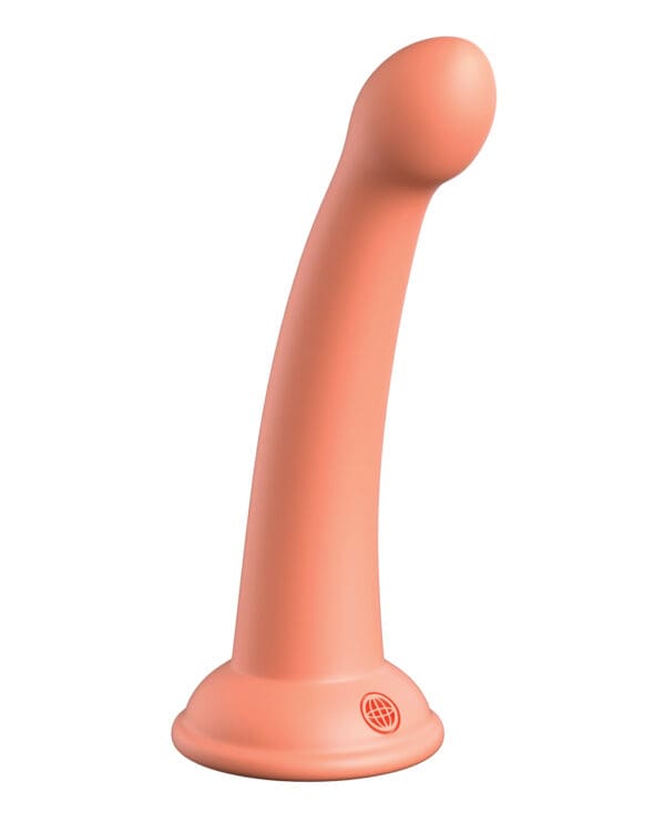 Dillio Platinum 6" Secret Explorer Silicone Dildo - Peach - Image 2