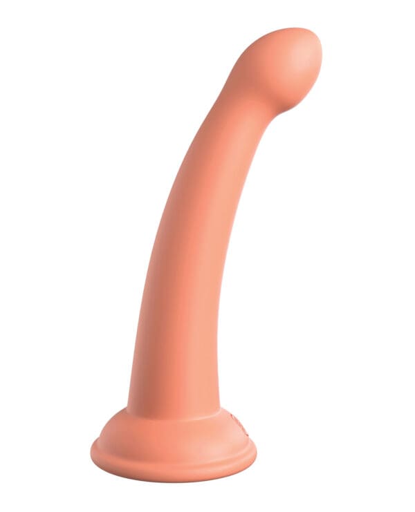 Dillio Platinum 6" Secret Explorer Silicone Dildo - Peach - Image 3