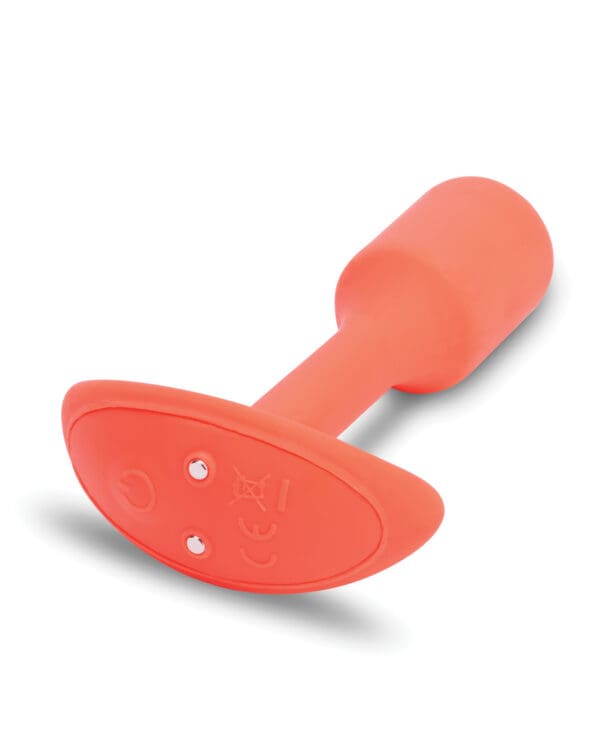 b-Vibe Vibrating Snug Plug - Small Orange - Image 4