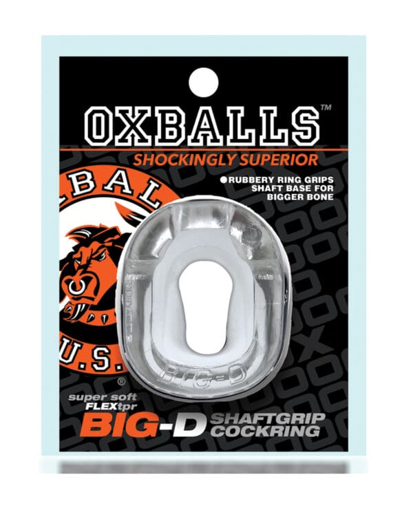 Oxballs BIG D Cockring - Clear - Image 5