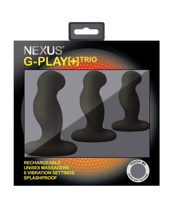 Nexus G Play Trio Rechargeable Massagers - Black - Image 2