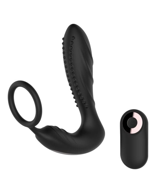 Gender Fluid Enrapt Prostate Vibe w/Remote - Black - Image 3