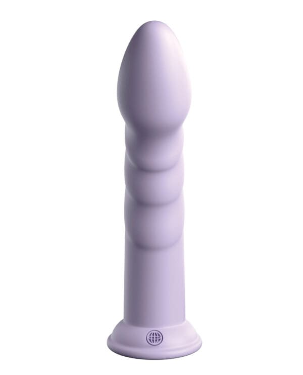 Dillio Platinum 8" Super Eight Silicone Dildo - Purple - Image 4