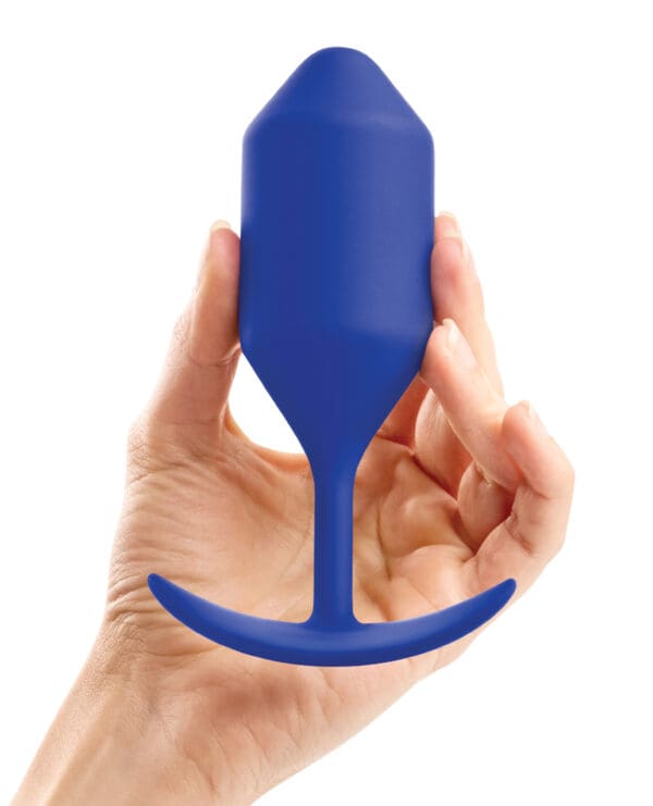 b-Vibe Weighted Snug Plug 4 - 256 g Navy - Image 4