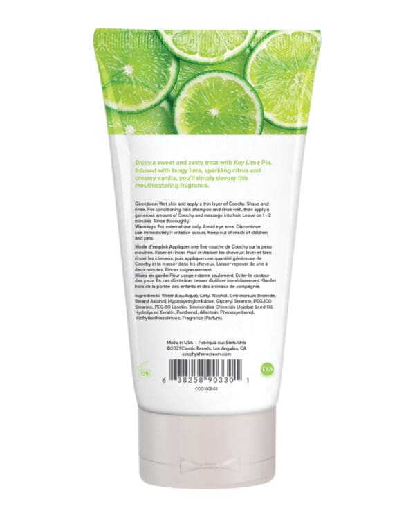 COOCHY Shave Cream - 3.4 oz Key Lime Pie - Image 2