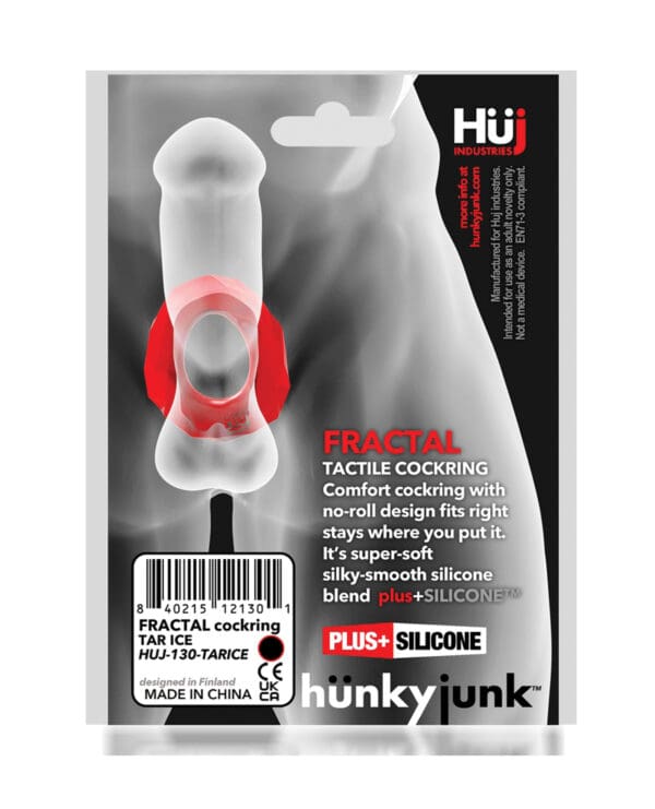 Hunky Junk Fractal Cockring - Tar Ice - Image 5