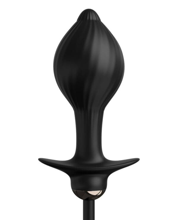 Anal Fantasy Elite Collection Auto Throb Inflatable Vibrating Plug - Black - Image 3