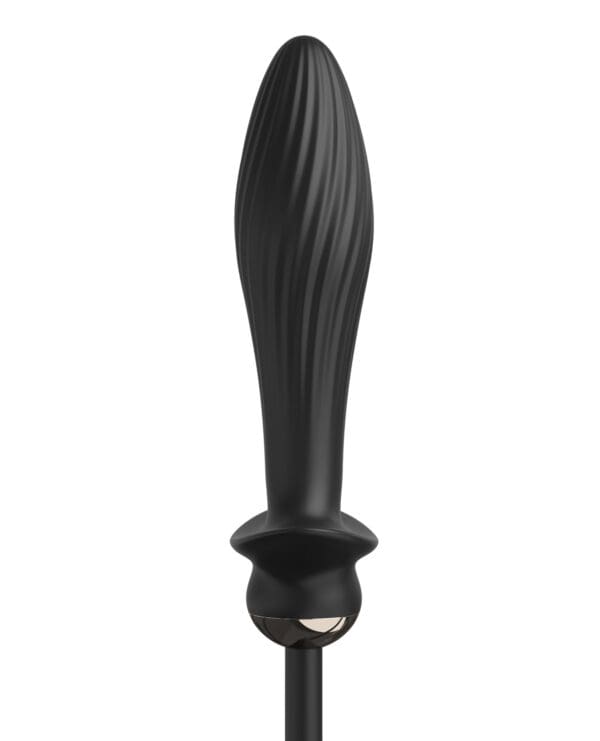 Anal Fantasy Elite Collection Auto Throb Inflatable Vibrating Plug - Black - Image 4