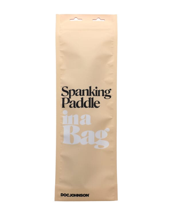 In A Bag Spanking Paddle - Black - Image 3