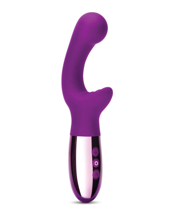 Le Wand XO Double Motor Wave Rechargeable Vibrator - Cherry - Image 3