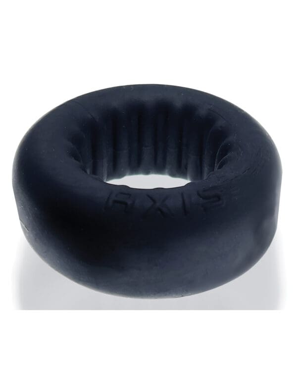 Oxballs  Axis Rib Griphold Cockring - Black Ice - Image 3