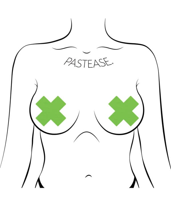 Pastease Basic Plus X Black Light Reactive - Neon Green O/S - Image 3