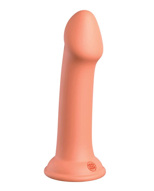 Dillio Platinum 6" Big Hero Silicone Dildo - Peach - Image 2