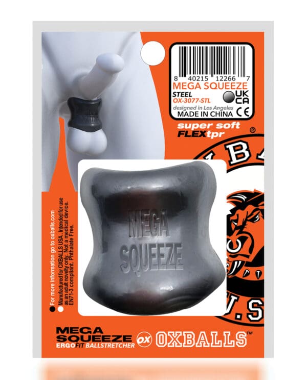 Oxballs  Mega Squeeze Ergofit Ballstretcher - Steel - Image 4