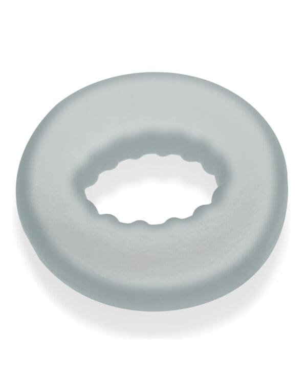 Oxballs  Axis Rib Griphold Cockring - Clear Ice - Image 2