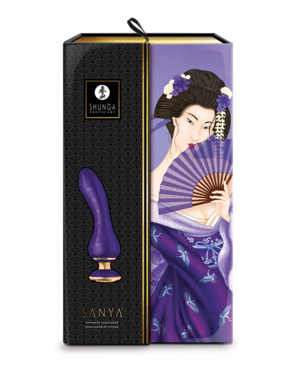 Shunga Sanya Intimate Massager - Purple - Image 4