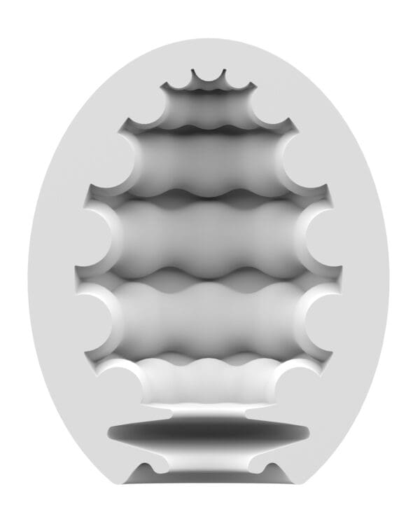 Satisfyer Masturbator Egg Riffle - Light Green - Image 2
