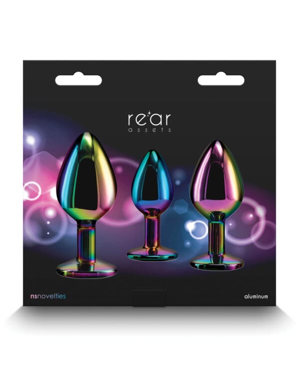 Rear Assets Rainbow Gem Anal Trainer Kit - Multi Color - Image 2