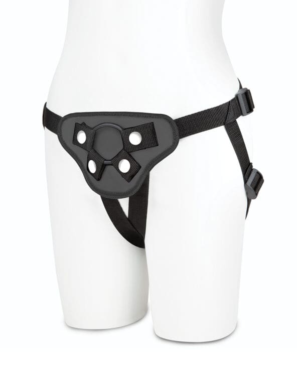 Lux Fetish Beginners Strap On Harness - Black - Image 2