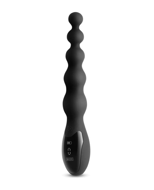 Renegade Virtua Digital Beaded Anal Vibrator - Black - Image 3