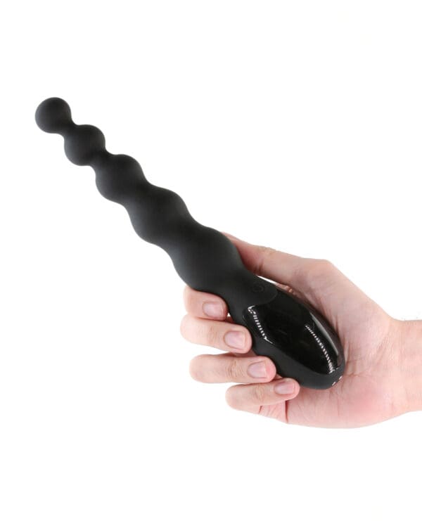 Renegade Virtua Digital Beaded Anal Vibrator - Black - Image 4