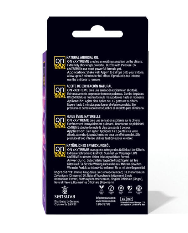 ON XXXtreme Arousal Oil Medium Box - 5 ml - Image 3